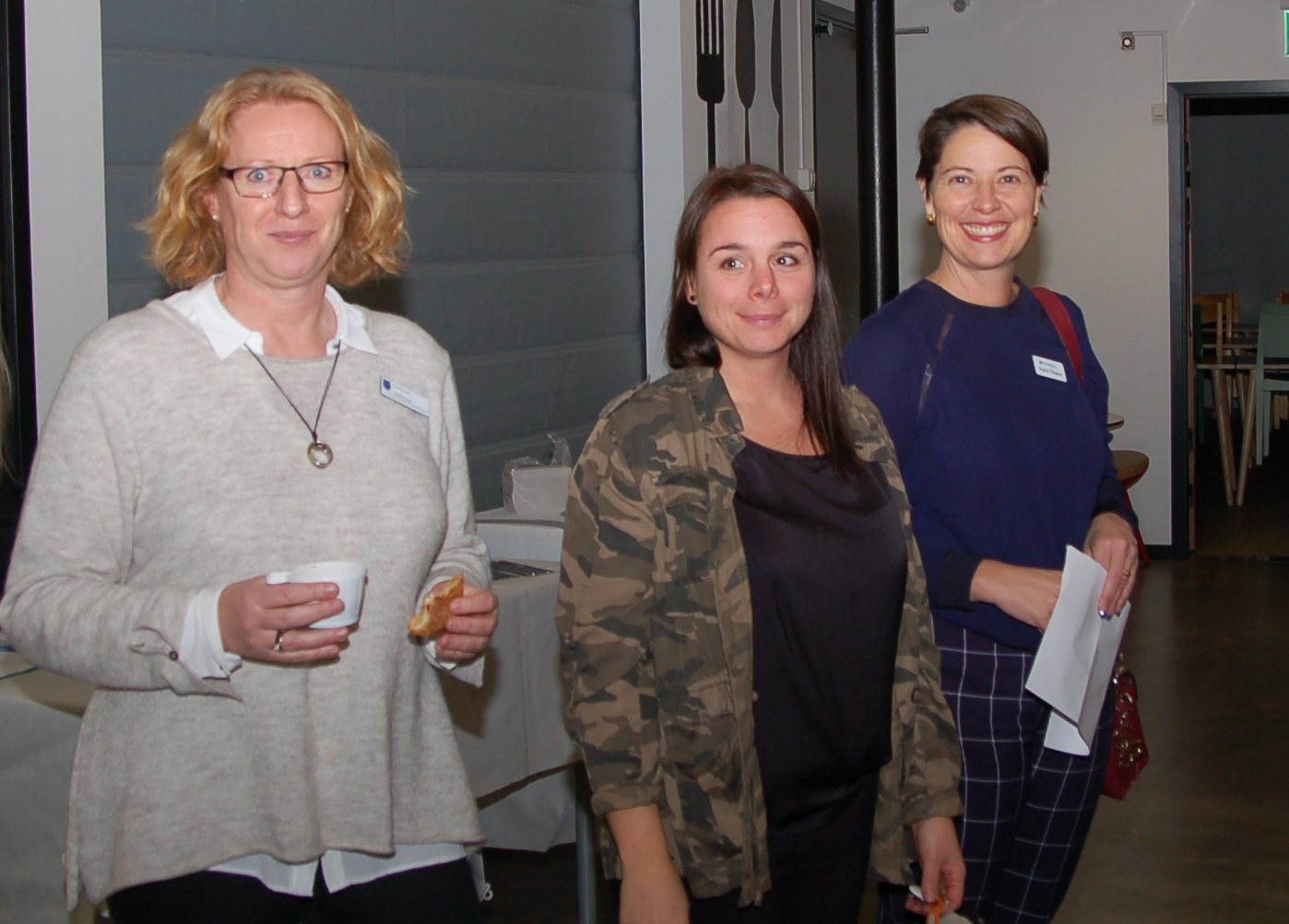 Eva Knoph, rektor Bratteberg; Viktoria Johansson, rektor Hedenskolan och Ingrid Ploghed, rektor Betelskolan deltog under kvällen. 